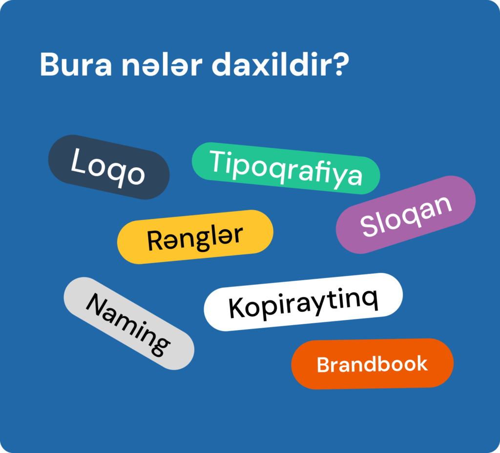 Brendinq xidmətinə daxil olan elementlər