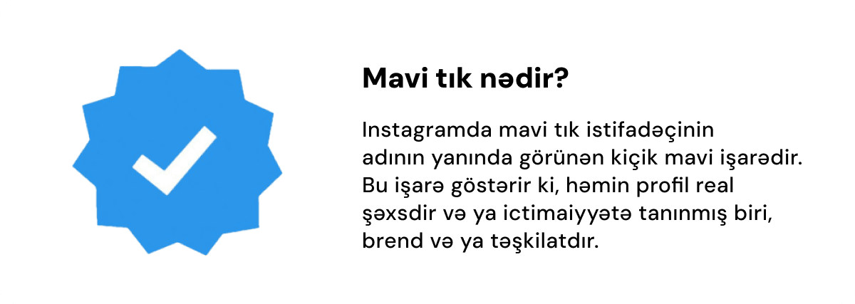Mavi tık üçün tərif və izah