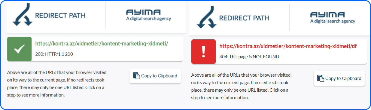 Redirect path
